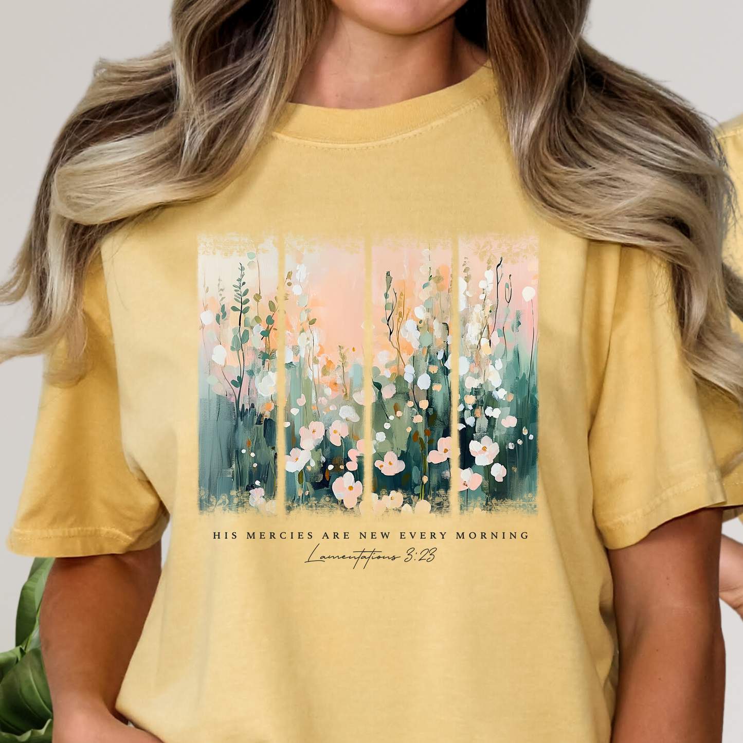 His Mercies Are New Every Morning Full Color DTF Transfer