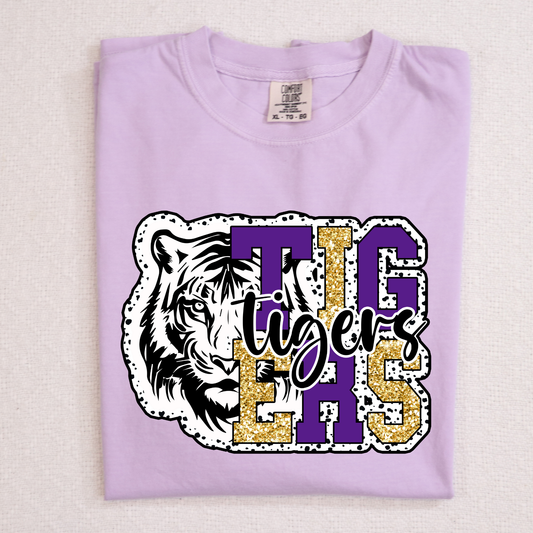 Tigers (Purple/Yellow) Full Color DTF Transfer