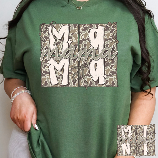 Mama Repeating (Camo) Full Color DTF Transfer