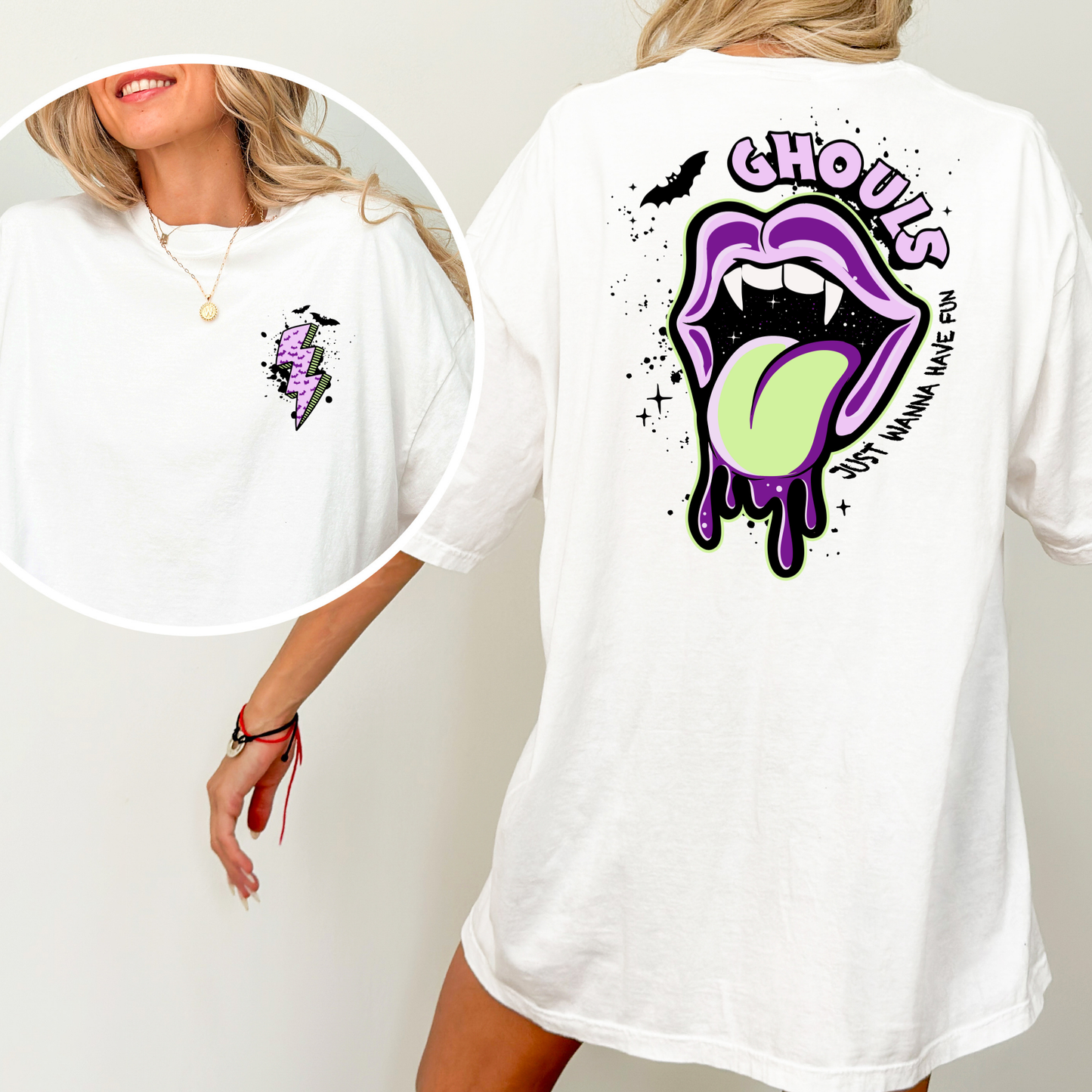 Ghouls Just Wanna Have Fun Full Color DTF Transfer