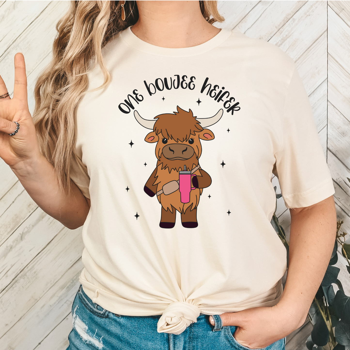 One Boujee Heifer Full Color DTF Transfers