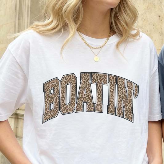 Boatin' (Leopard) Full Color DTF Transfer