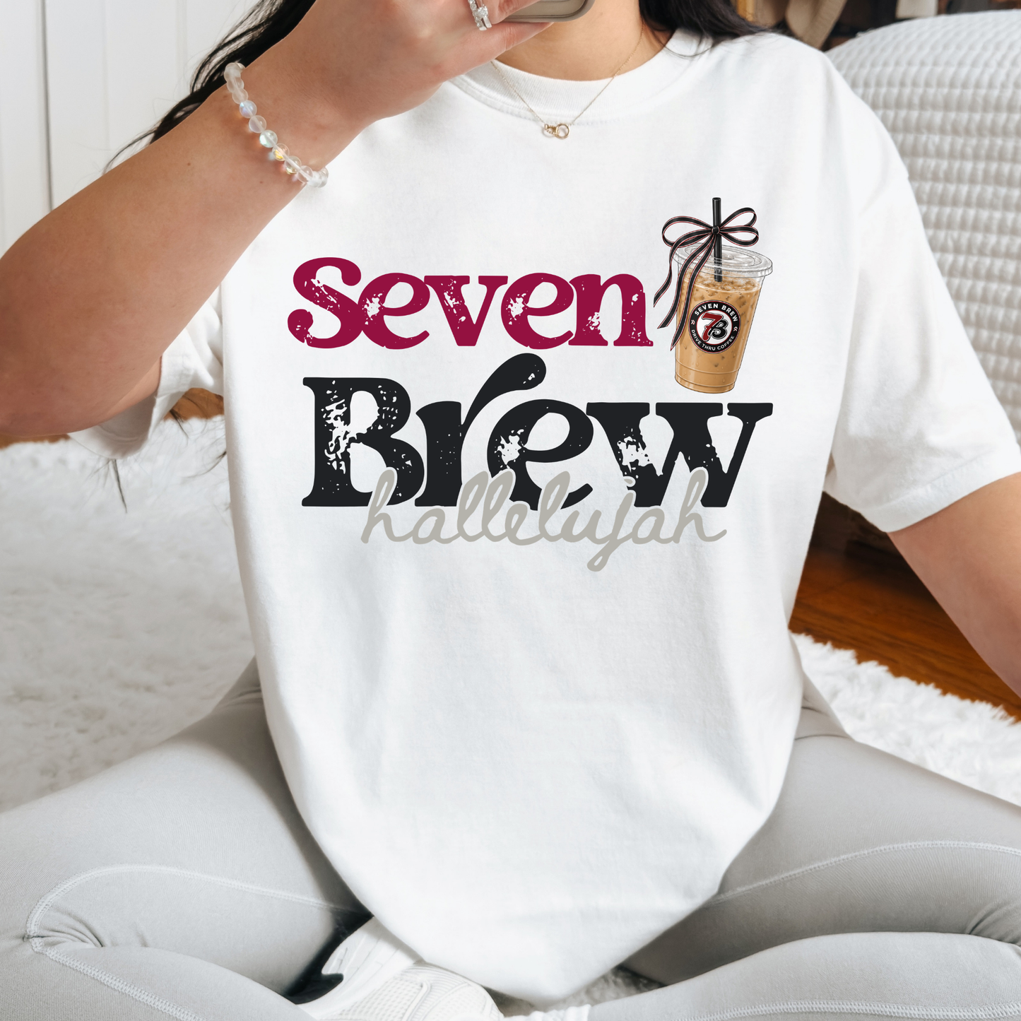 7 Brew Hallelujah (Dr Pepper, Starbucks, Coke OPTIONS ) Full Color DTF Transfer