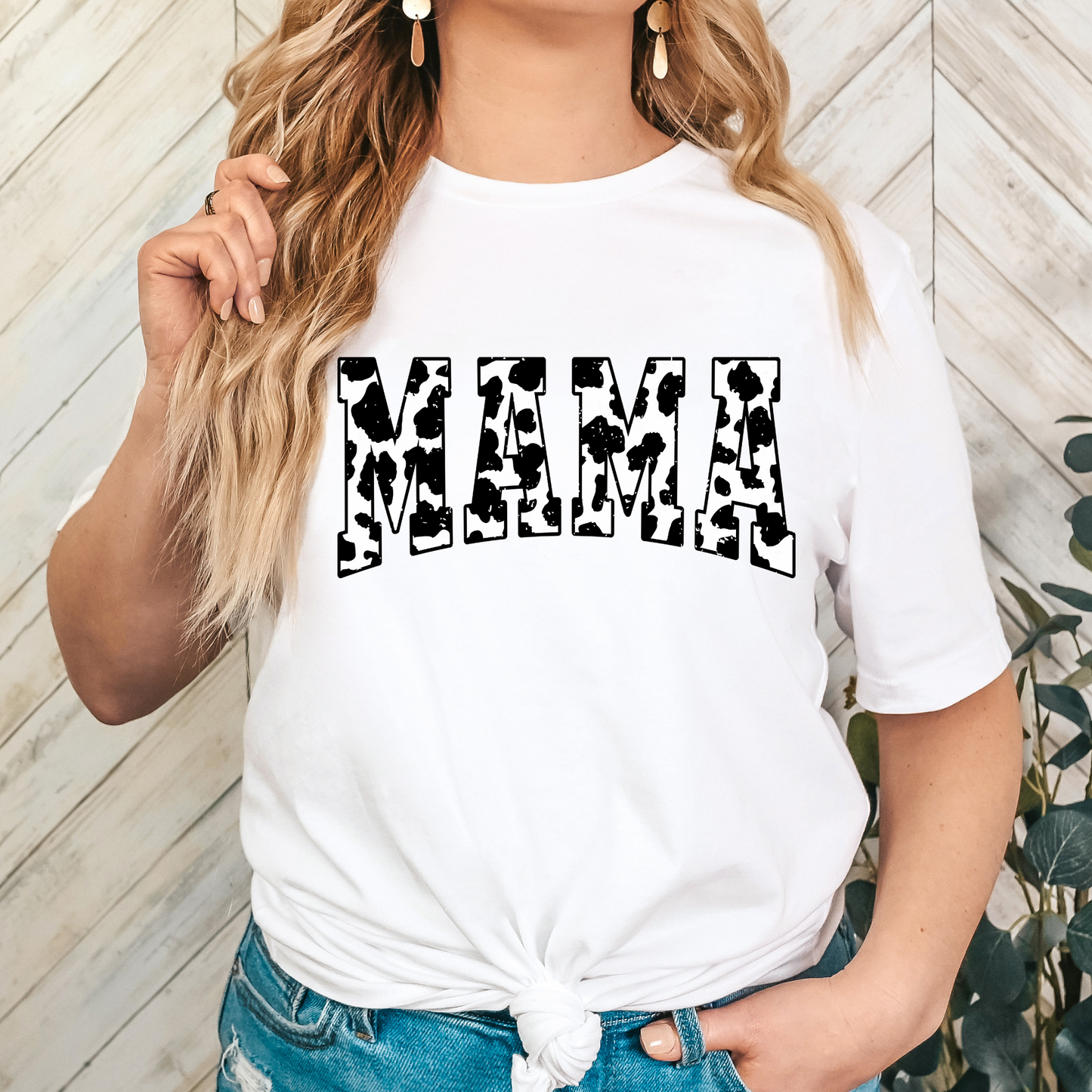 Cowprint Mama Full Color DTF Transfer