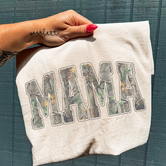 Camo Mama Full Color DTF Transfer
