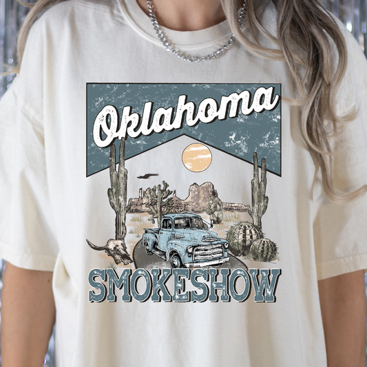 Oklahoma Smokeshow Full Color DTF Transfer