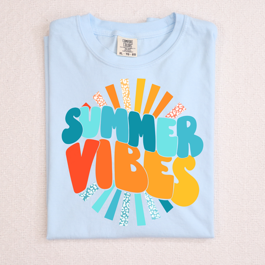 Summer Vibes Full Color DTF Transfer