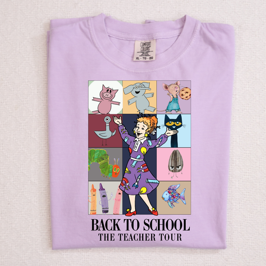 Back To School Teacher Tour (Ms. Frizzle) Full Color DTF Transfer