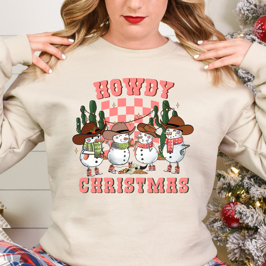 Howdy Christmas Full Color DTF Transfer