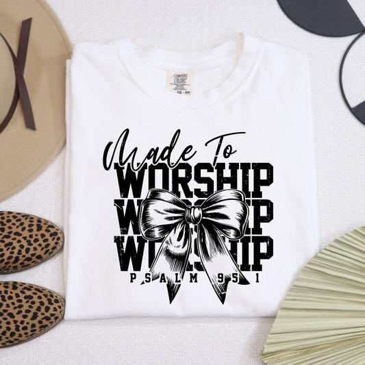 Made To Worship Full Color DTF Transfer