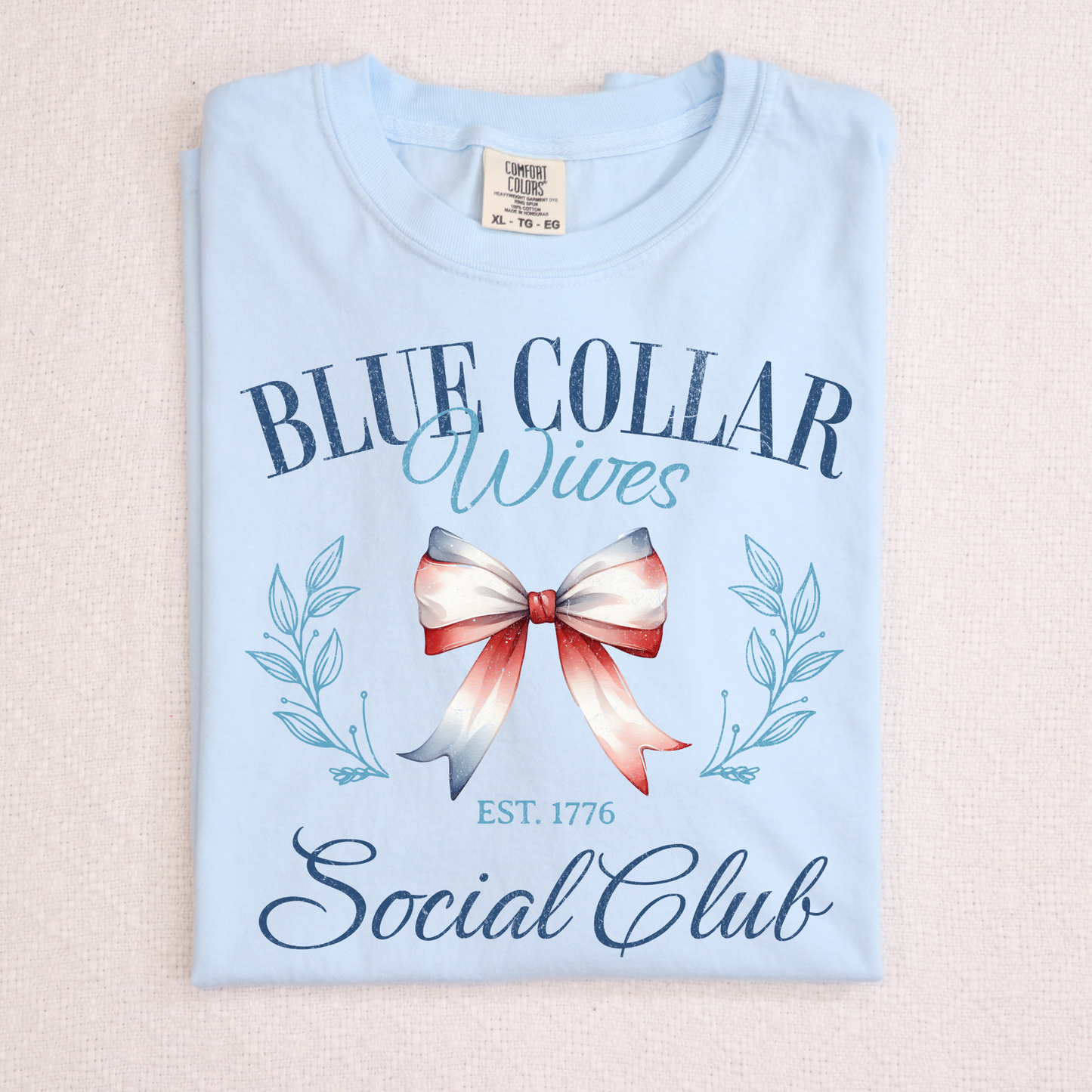 Blue Collar Wives Social Club Full Color DTF Transfer