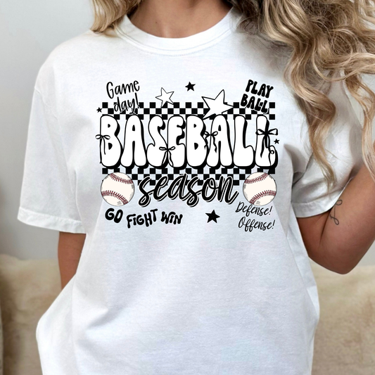 Baseball Season Full Color DTF Transfer