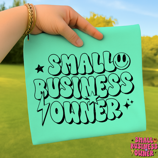 Small Business Owner Full Color DTF Transfer