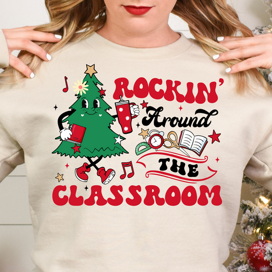 Rockin' Around The Classroom Full Color DTF Transfer