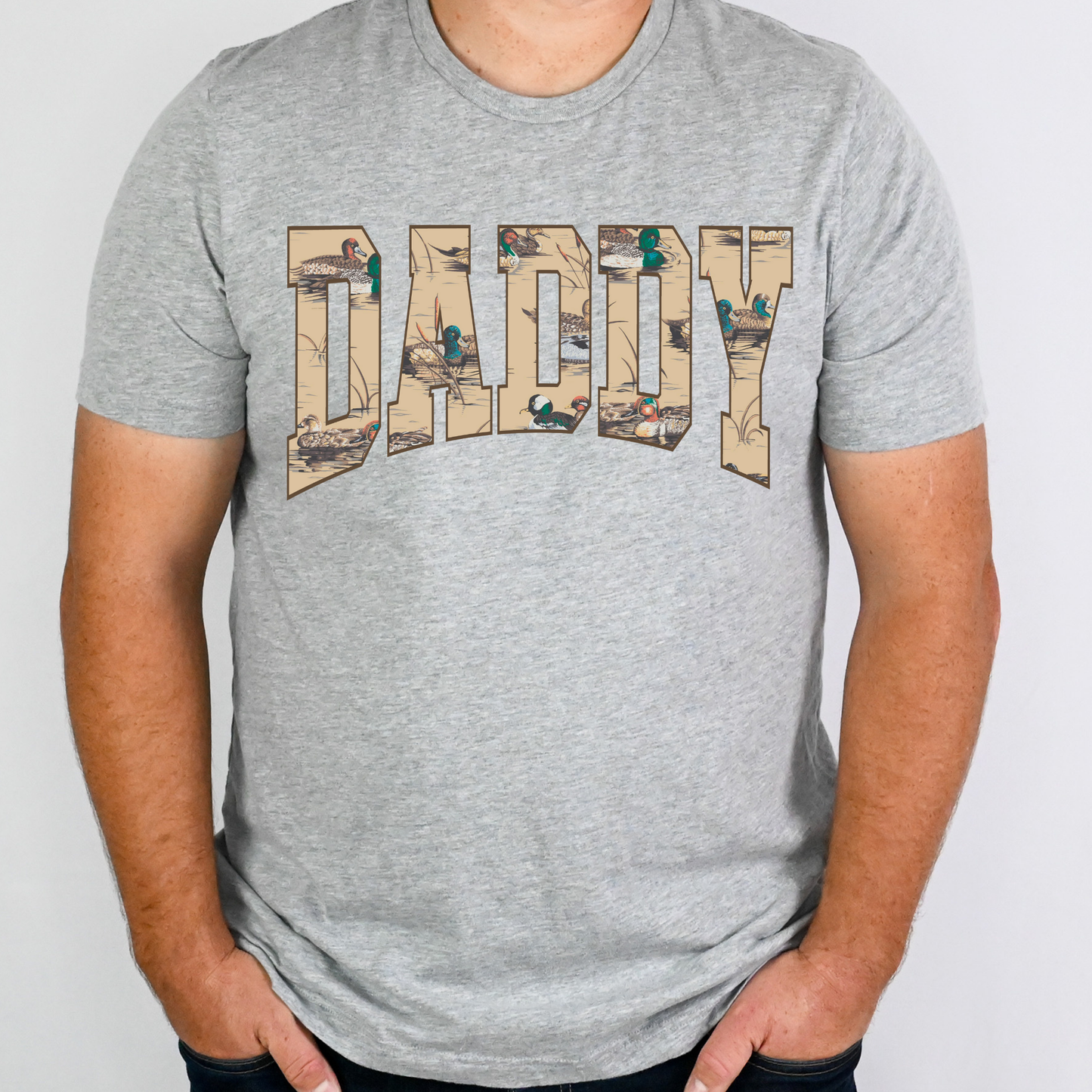 Daddy (Duck Pattern Filled) Full Color DTF Transfer