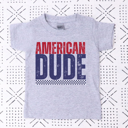 American Dude Full Color DTF Transfer