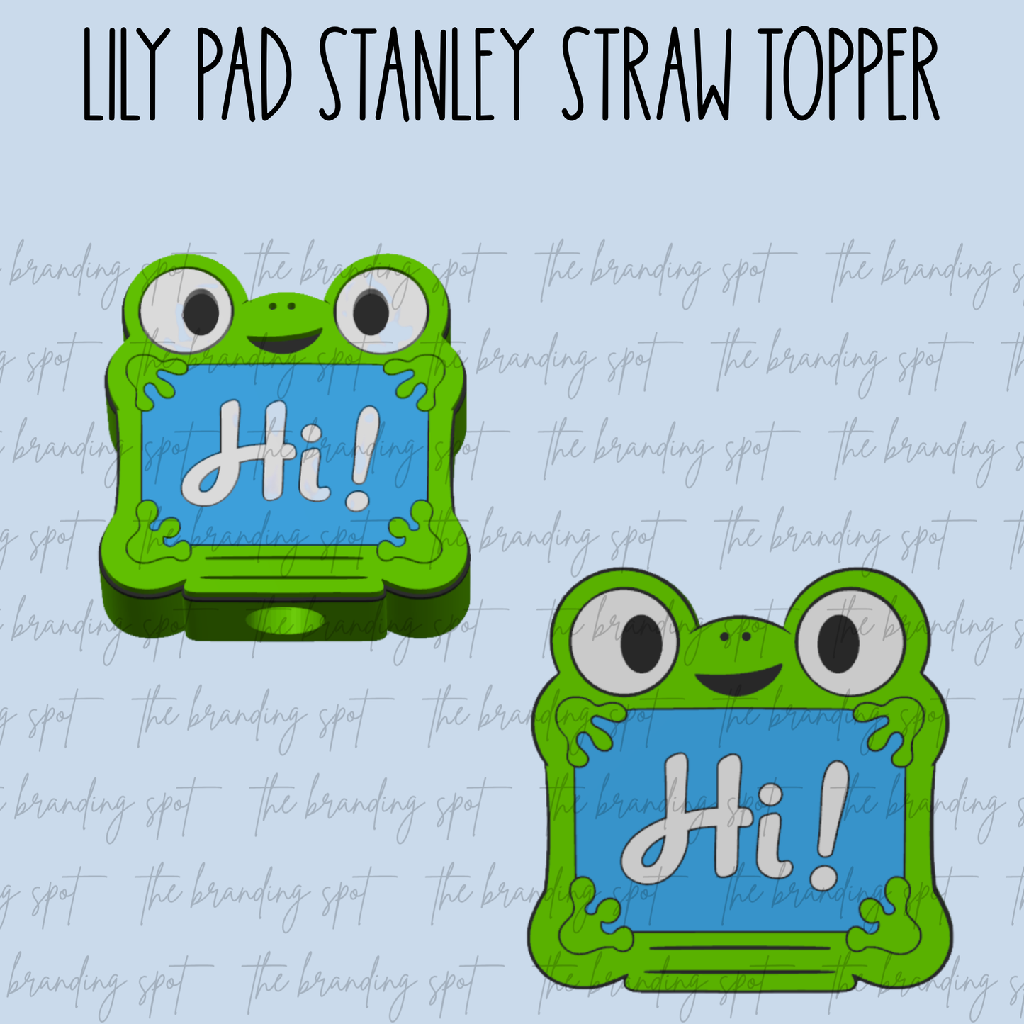 Lily Pad Stanley Straw Topper