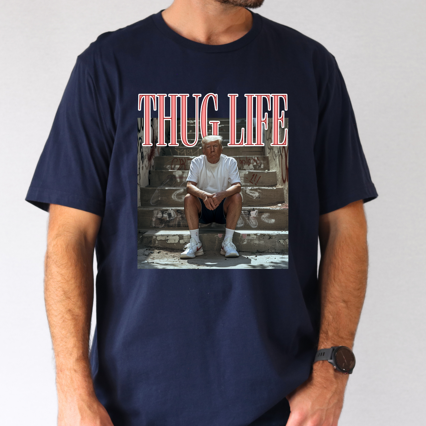 Thug Life Trump Full Color DTF Transfer