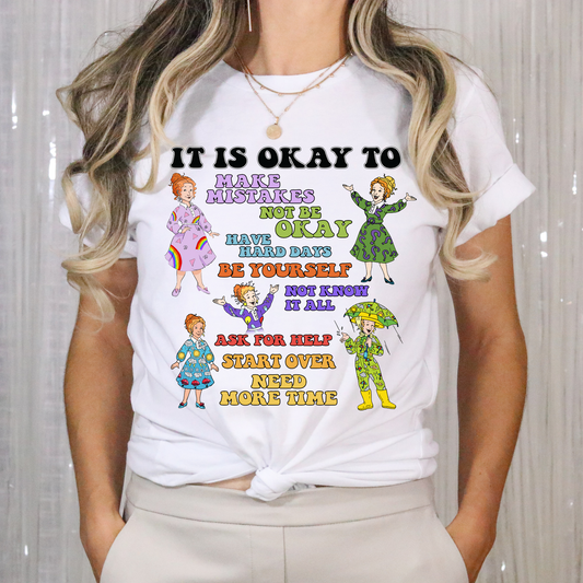 Its Okay To... Magic School Bus Full Color DTF Transfers