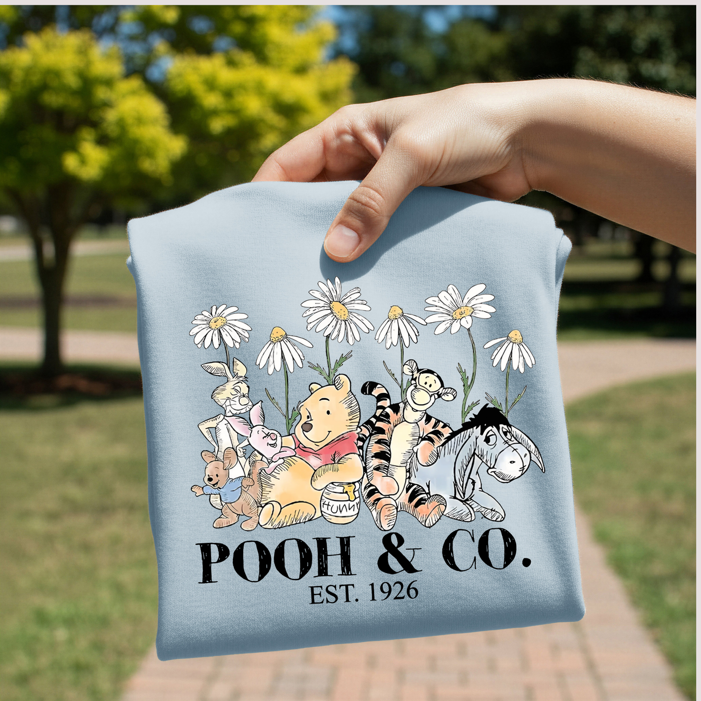 Pooh & Co. Full Color DTF Transfer