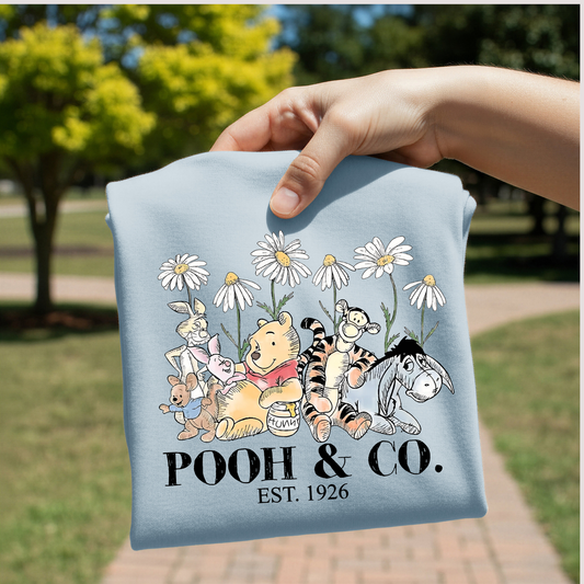 Pooh & Co. Full Color DTF Transfer
