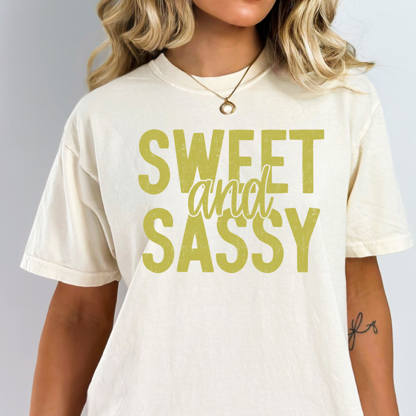 Sweet And Sassy Full Color DTF Transfer