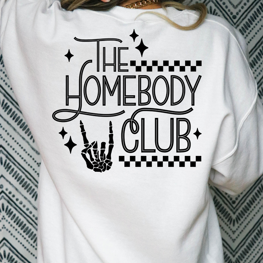 Homebody Club Full Color DTF Transfer