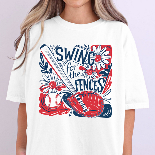 Swing For the Fences Full Color DTF Transfer