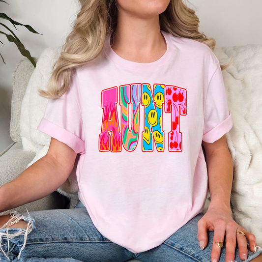 Aunt (Groovy) Full Color DTF Transfer