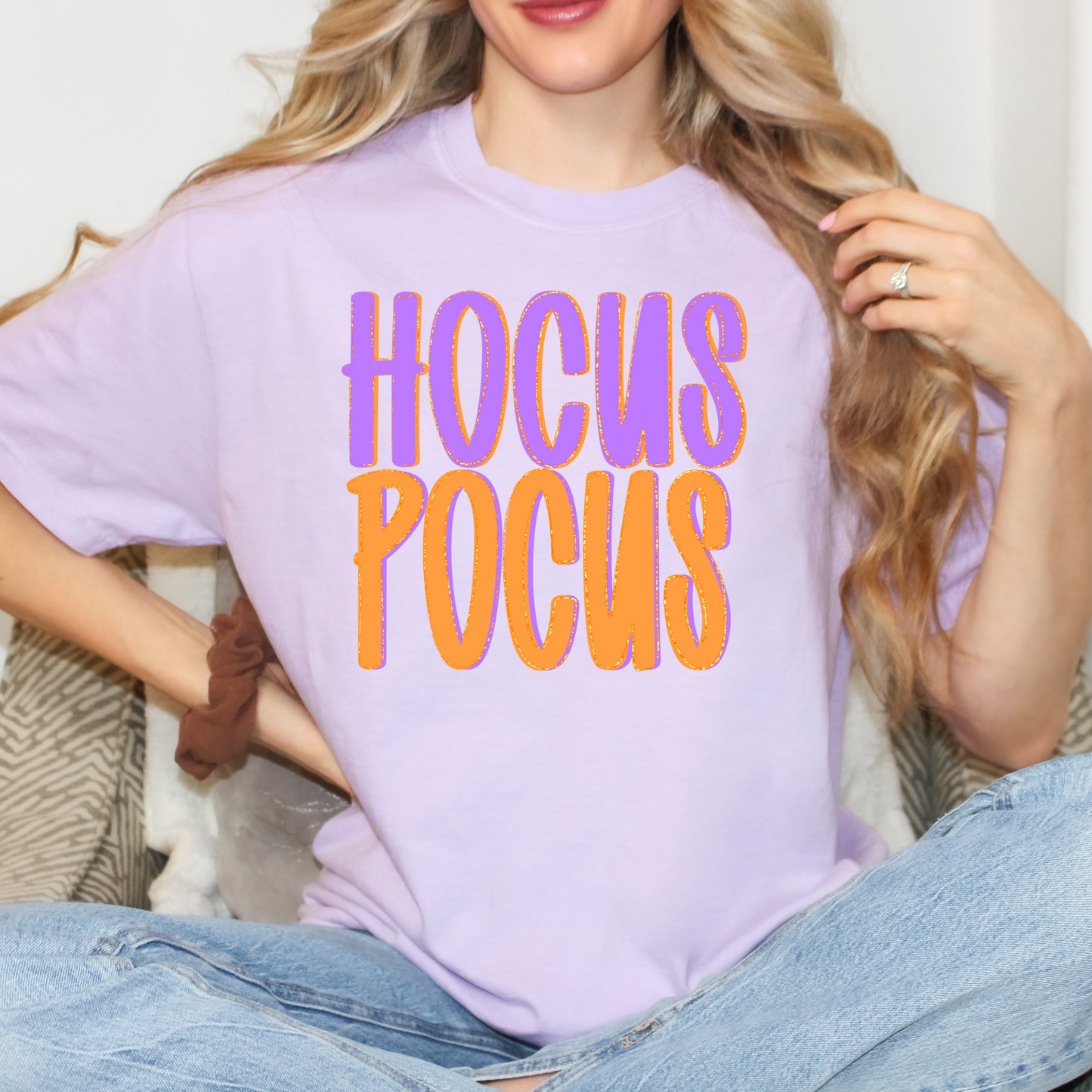 Hocus Pocus (Purple/Orange) Full Color DTF Transfer