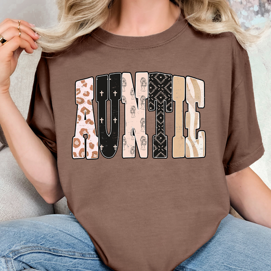 Auntie Full Color DTF Transfer