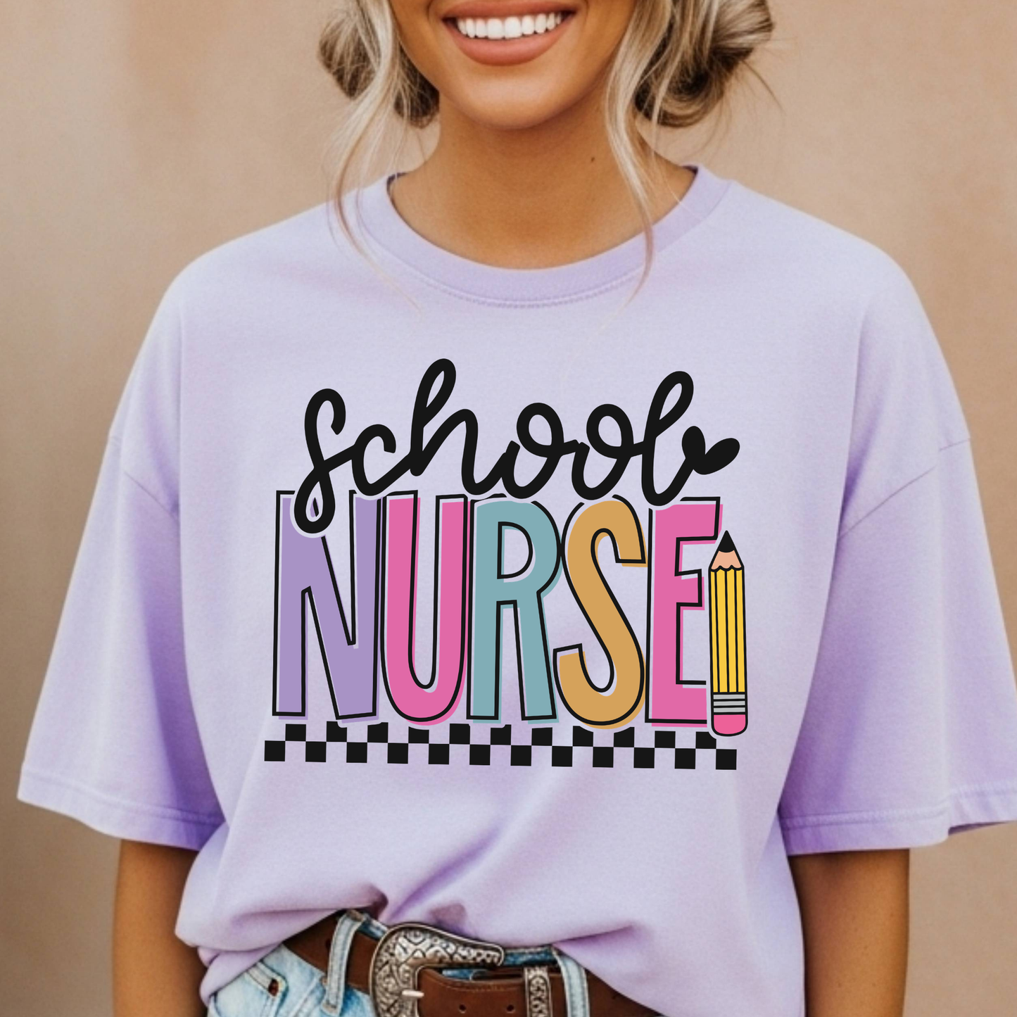 School Nurse Full Color DTF Transfer