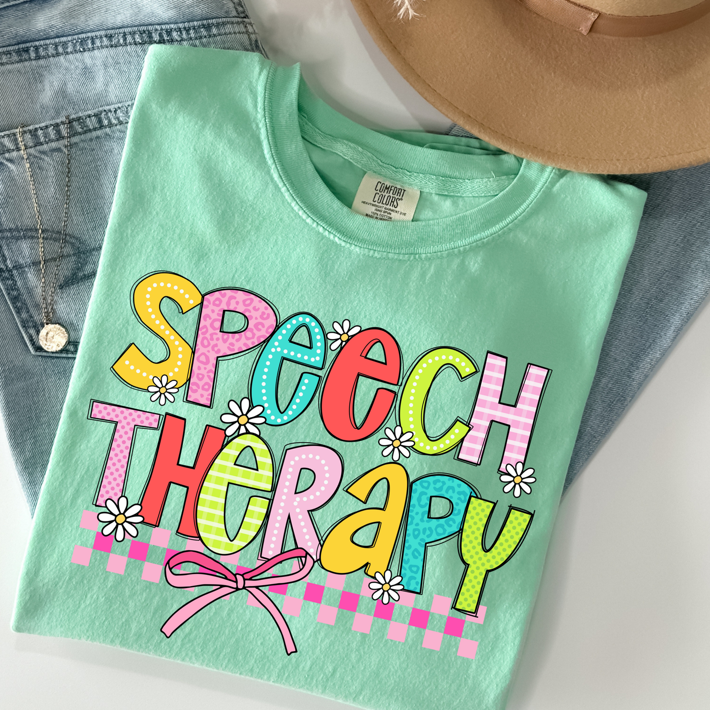 Speech Therapy Full Color DTF Transfer