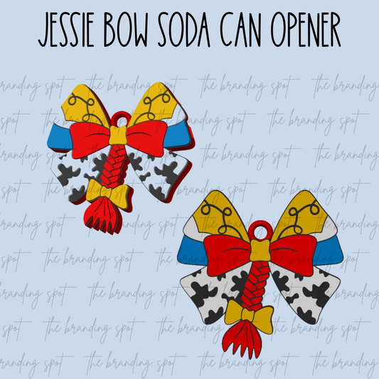 Jessie Bow Soda Can Tab Opener Keychain
