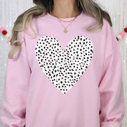 Speckled Heart Full Color DTF Transfer