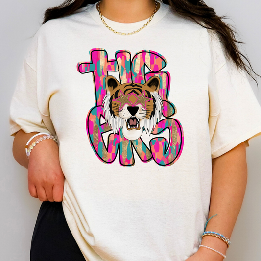 Tigers (Brush Stroke) Full Color DTF Transfer