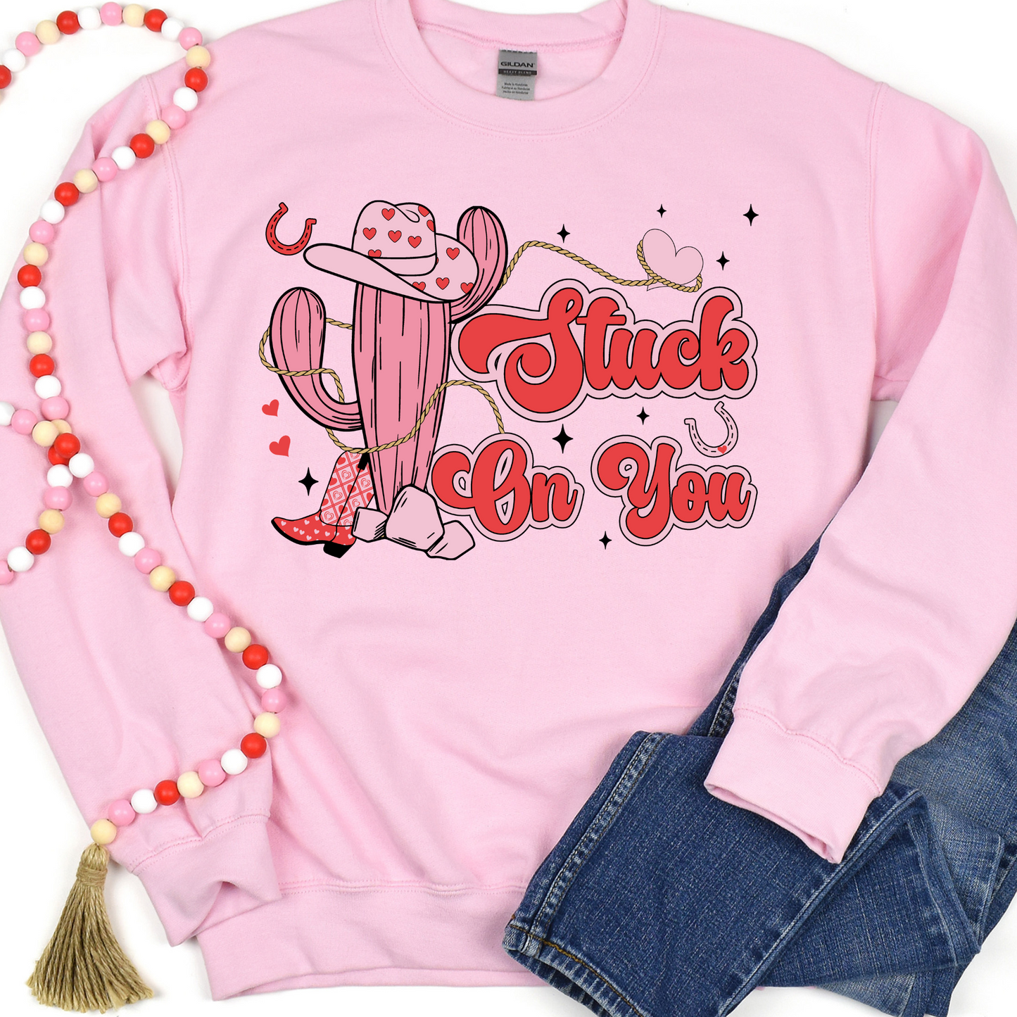 Stuck On You (Cactus w/Cowboy Hat) Full Color DTF Transfer