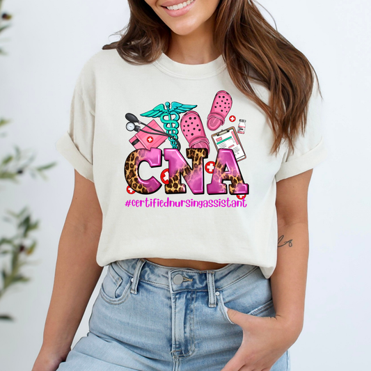 CNA Certified Nursing Assistant Full Color DTF Transfer