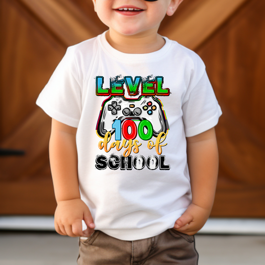 Level 100 Days of School Full Color DTF Transfers