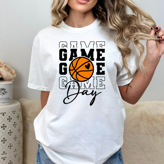 Game Day (Repeat) Basketball Full Color DTF Transfer