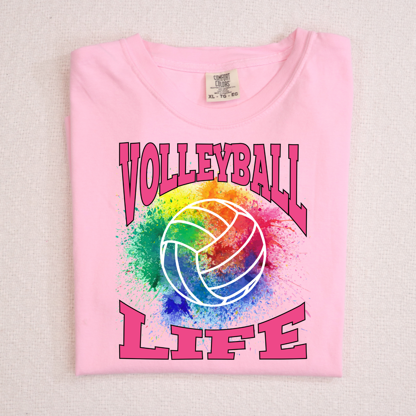 Volleyball Life Full Color DTF Transfer