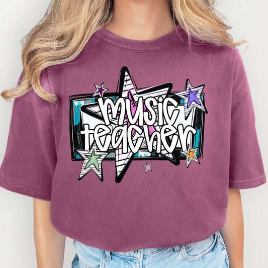 Music Teacher Full Color DTF Transfer