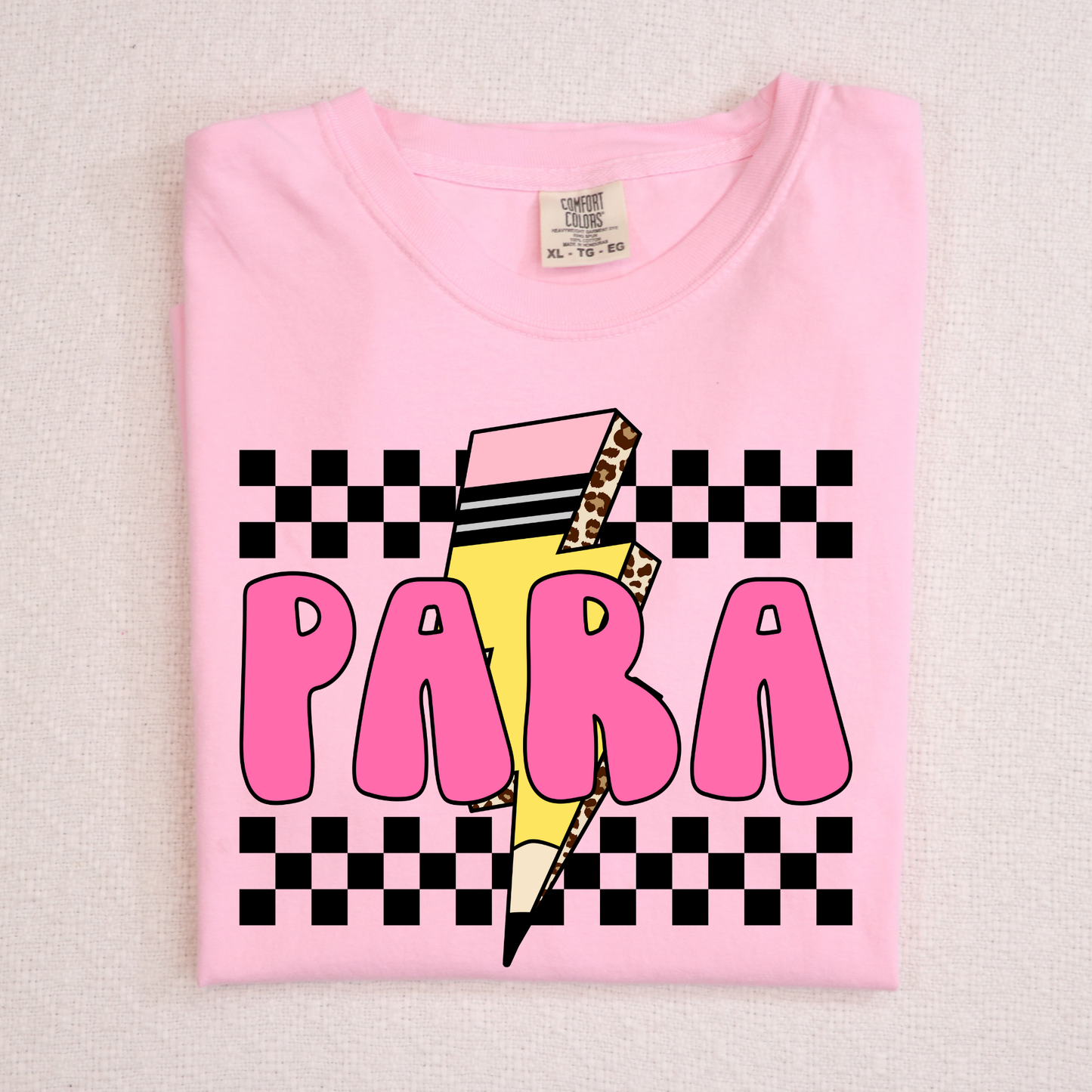 Para (Pencil Lightening Bolt) Full Color DTF Transfer