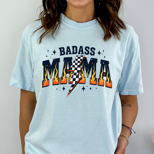 Badass Mama Full Color DTF Transfer