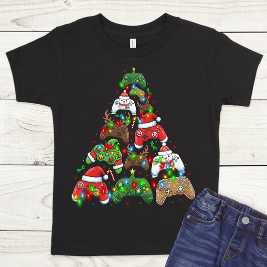 Controller Christmas Tree Full Color DTF Transfer