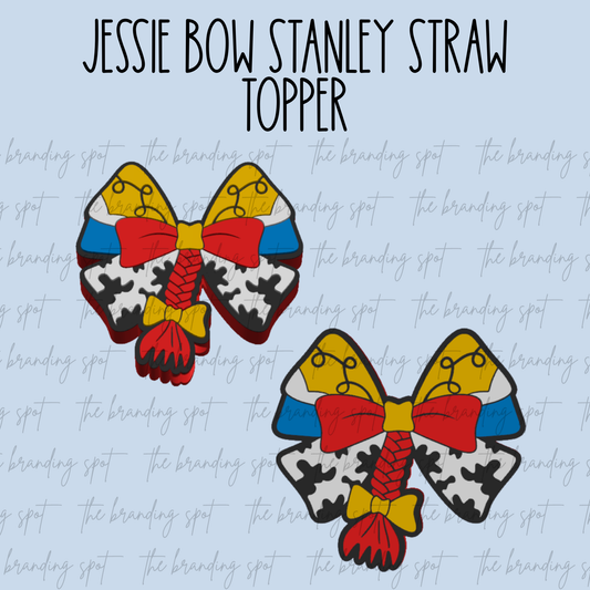 Jessie Bow Stanley Straw Topper