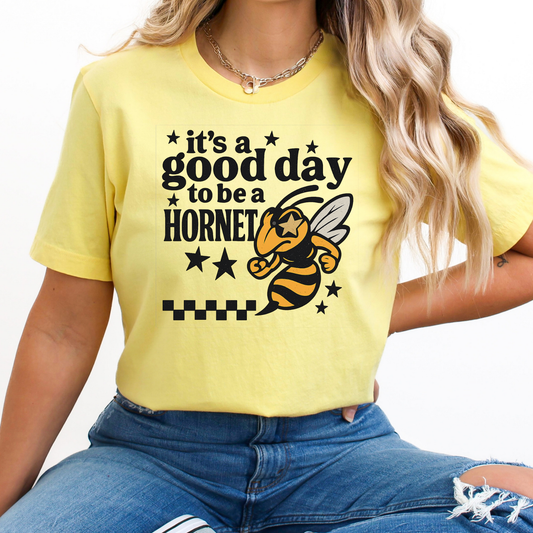 It's A Good Day To Be A Hornet Full Color DTF Transfer