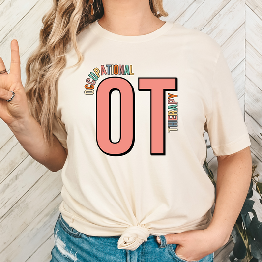 OT Occupational Therapy Full Color DTF Transfer