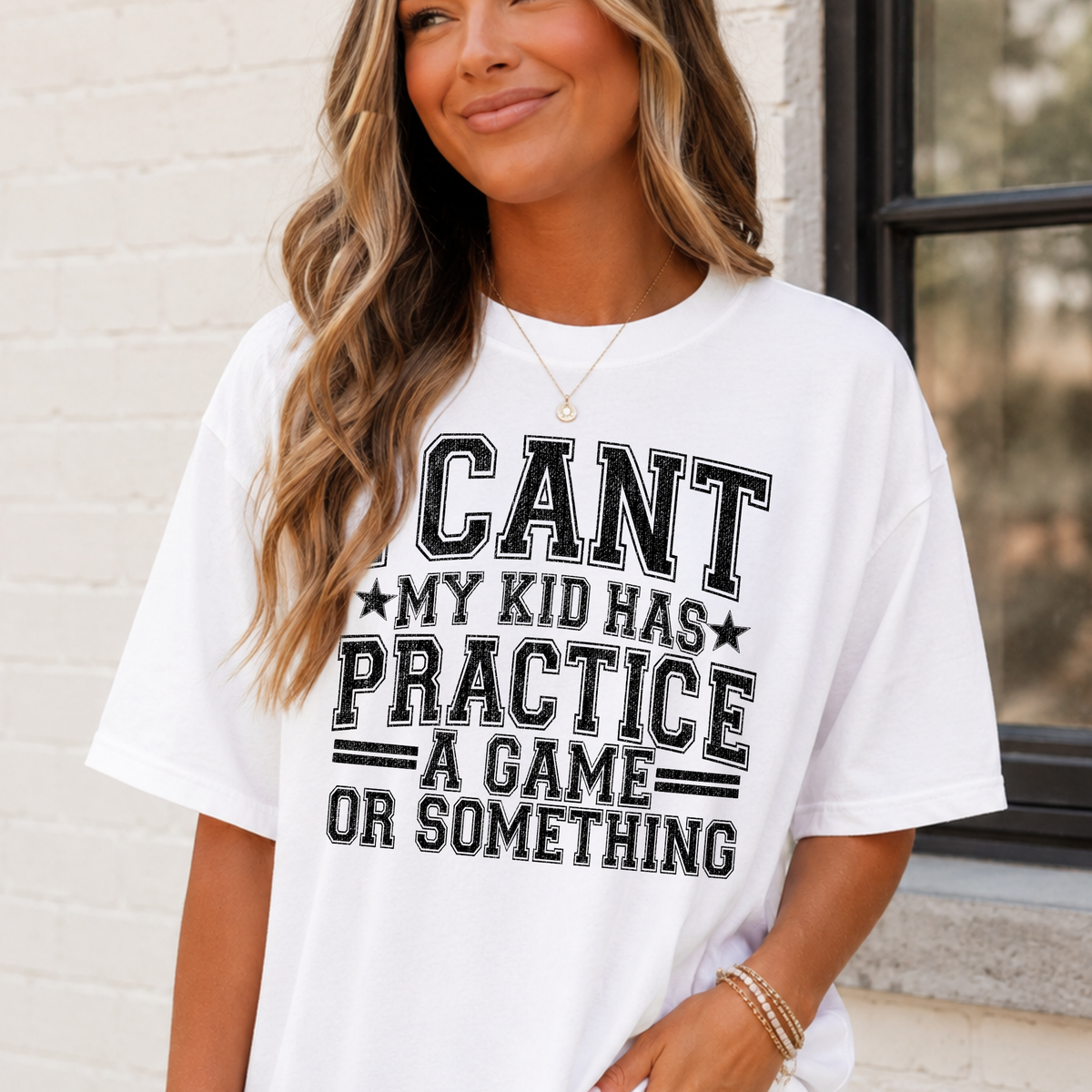 I Cant My Kid Has Practice A Game Or Something Full Color DTF Transfer