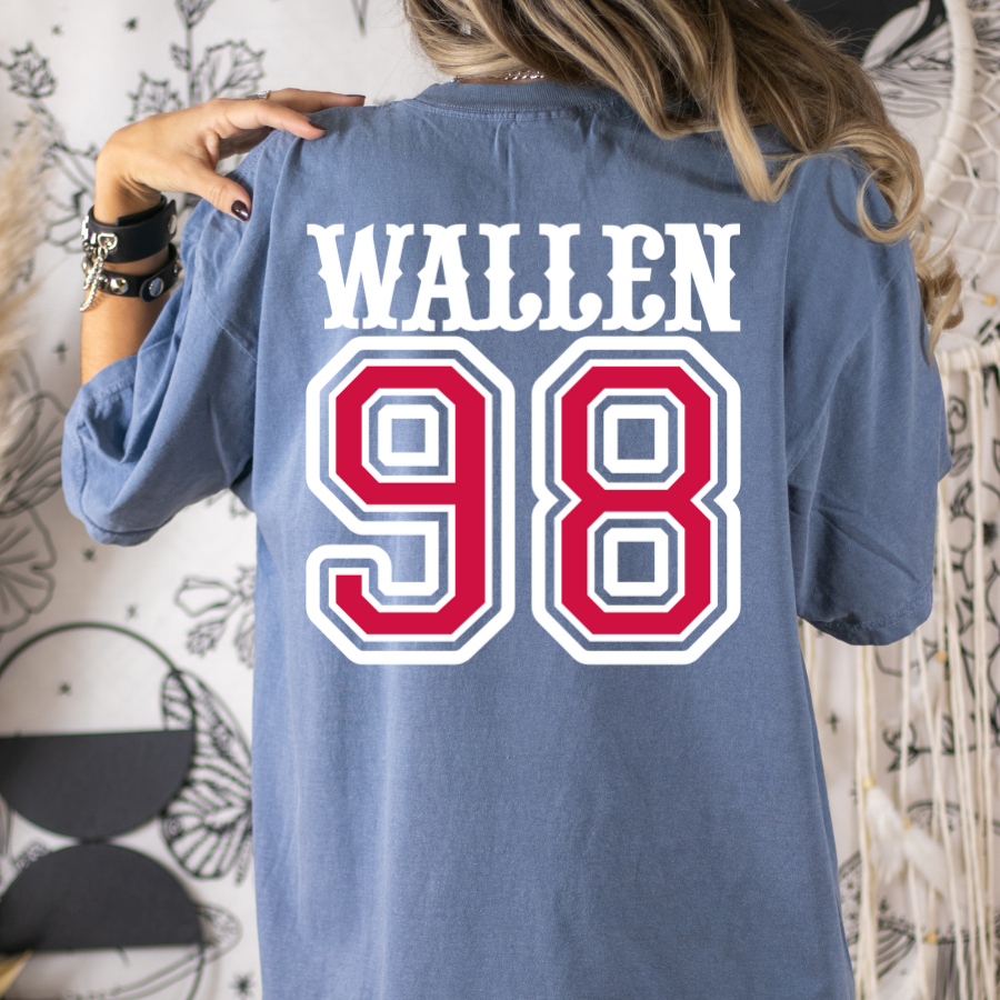 Wallen Braves 98 Full Color DTF Transfer